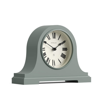 Newgate Broadway mantel clock in asparagus green