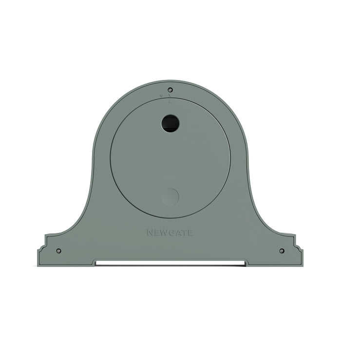 Newgate Broadway mantel clock in asparagus green