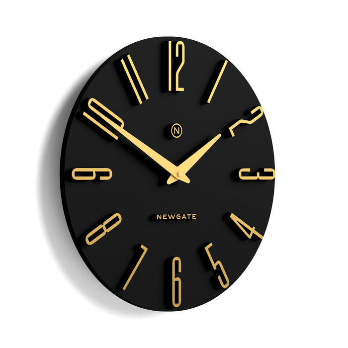 Newgate Empire State wall clock in black 40cm