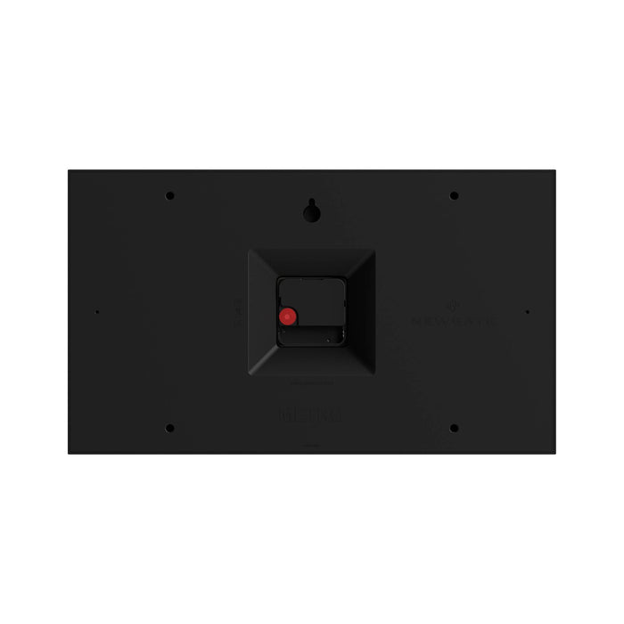 Newgate Metro wall clock in orange 42cm