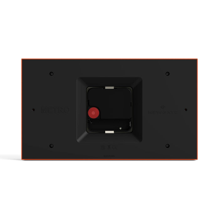 Newgate Mini Metro mantel clock in orange