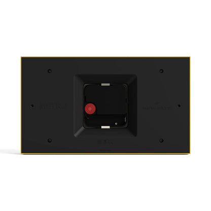 Newgate Mini Metro mantel clock in yellow