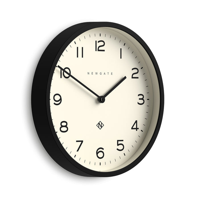 Newgate Number Four Echo wall clock in black 30cm