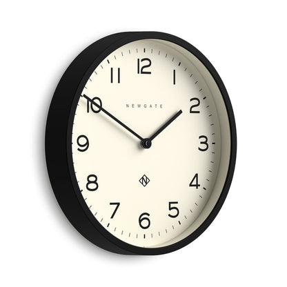 Newgate Number Four Echo wall clock in black 30cm