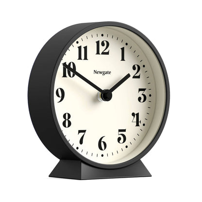 Newgate Theatre mantel clock in black