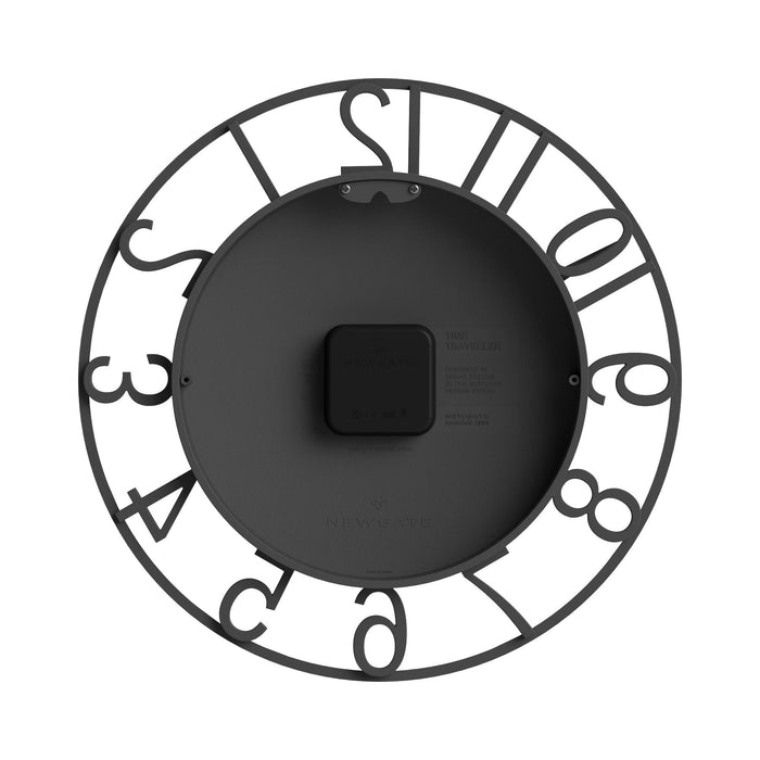 Newgate Time Traveller wall clock in grey 35cm
