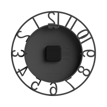 Newgate Time Traveller wall clock in grey 35cm