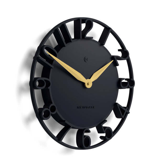 Newgate Time Traveller wall clock in petrol blue 35cm