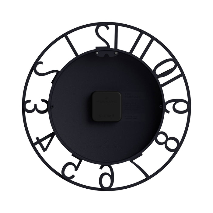 Newgate Time Traveller wall clock in petrol blue 35cm