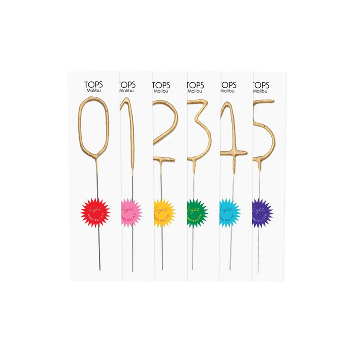 Number Sparkler Wand