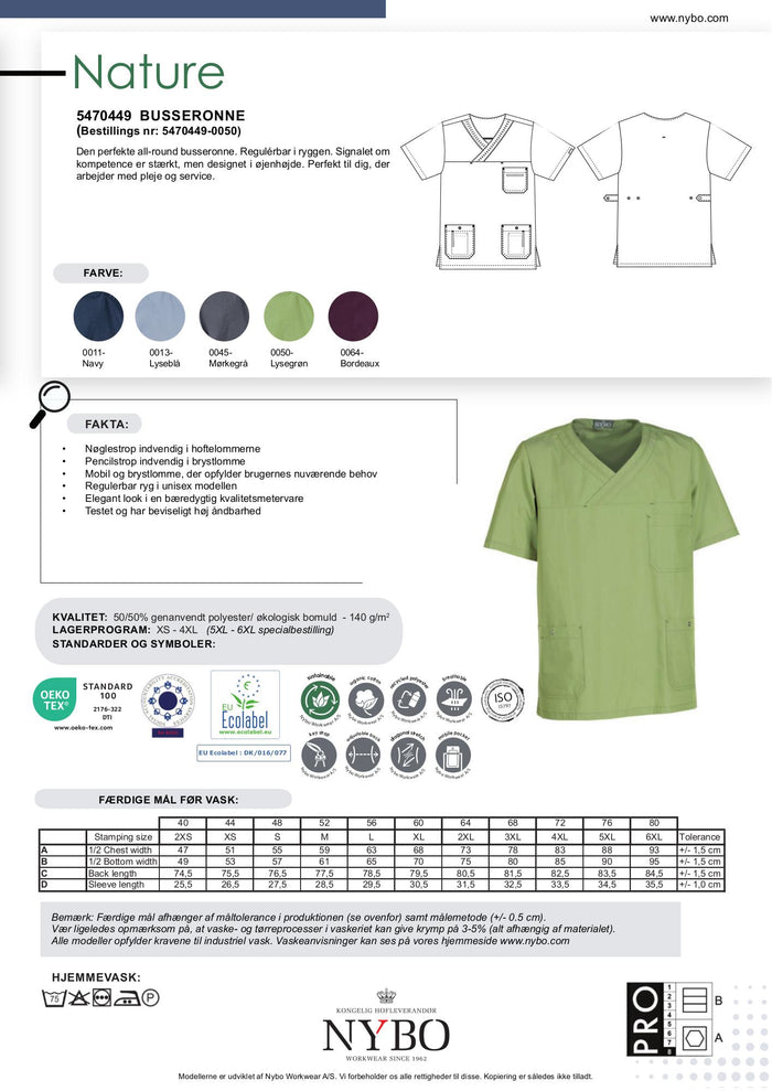 Nybo Grøn Unisex Nature Busseronne