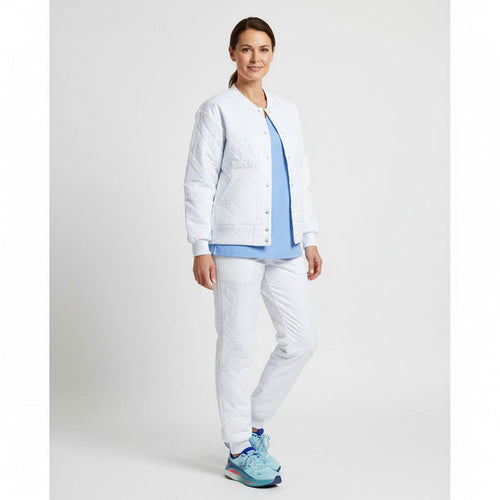 Nybo Hvid Unisex Clima Sport Termojakke, Rygklap