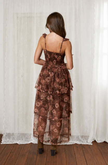 Overnight Celebrity Corset Style Midi Dress