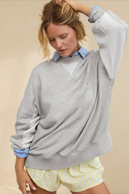 Oversized Crew Neck Hoodie