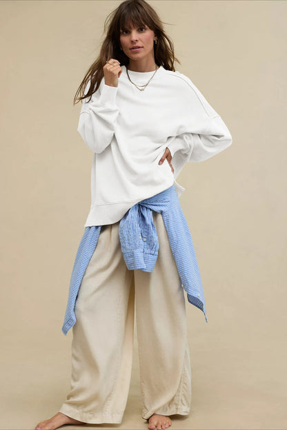 Oversized Crew Neck Hoodie
