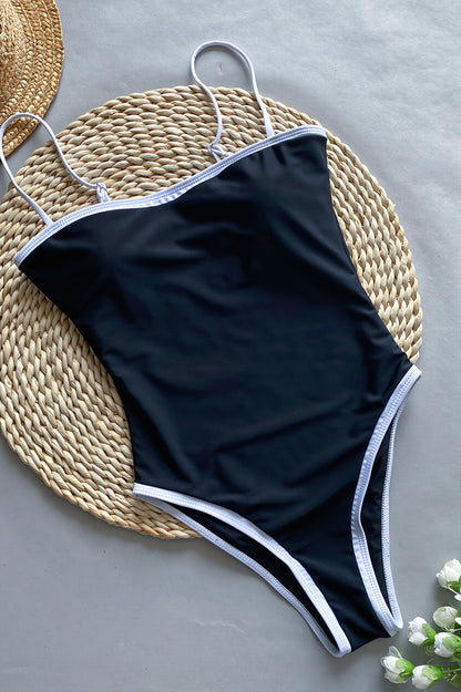 Padded Sexy Patchwork One Piece Swimwear