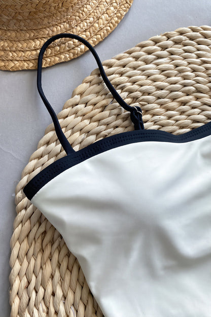 Padded Sexy Patchwork One Piece Swimwear