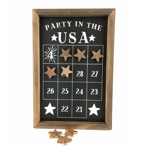 Party in the USA Fourth of July Number Countdown