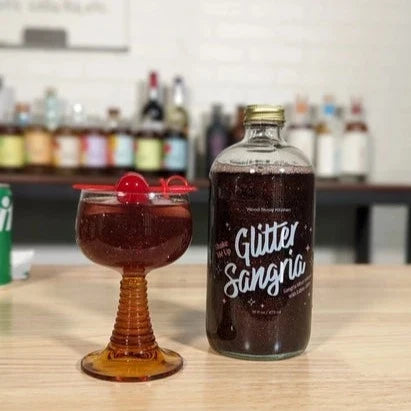 Peach & Strawberry Sangria Glitter Mixer - Ali's Wagon