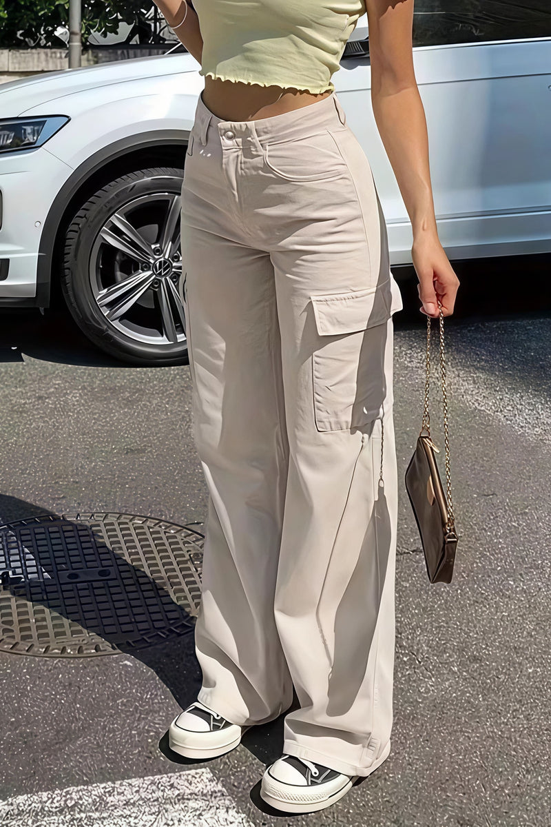 Pocket Cargo Straight Pants