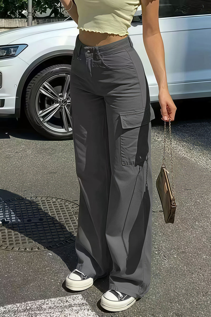 Pocket Cargo Straight Pants