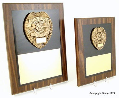 Police Badge Plaque - Schoppy's Since 1921