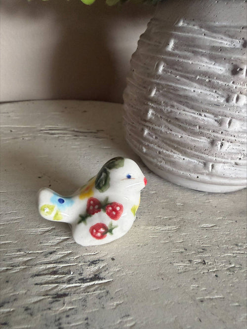 Polish Pottery Mini Bird