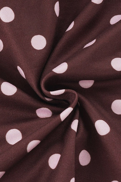 Polka Dot Bow Tie Short Two Piece Set