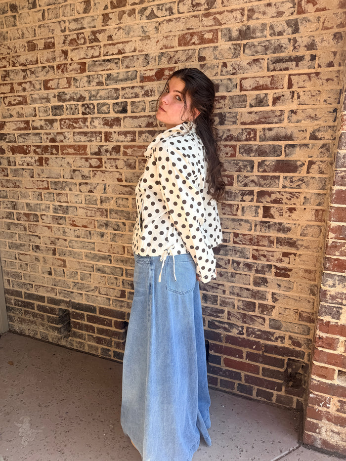 Polka Dot Rain Jacket