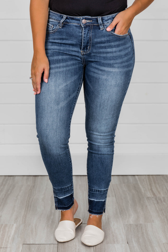 Presley High Rise Jeans Medium Wash