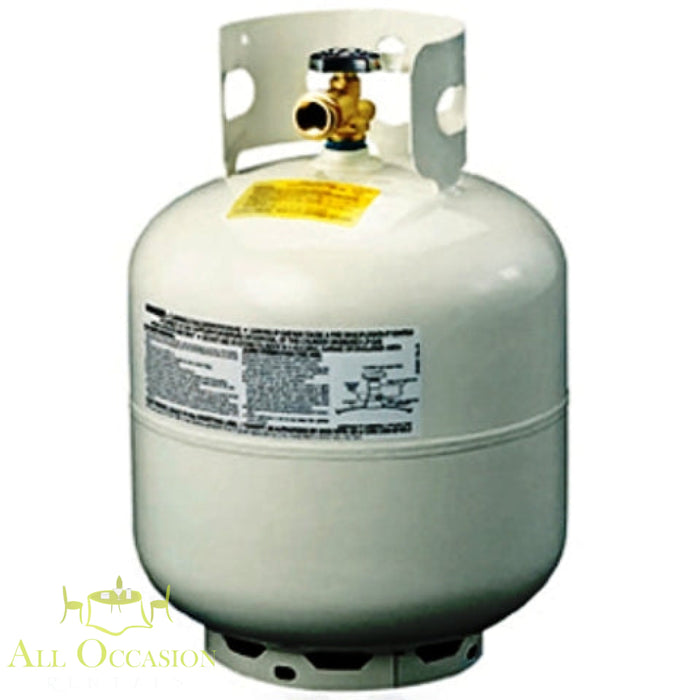 Propane Tank Rental 5 gallon for powering equipment at events, ideal for heaters and grills.