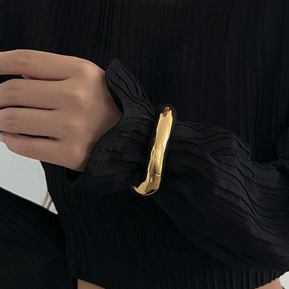 Punk Style Irregular Wide Set Bracelet