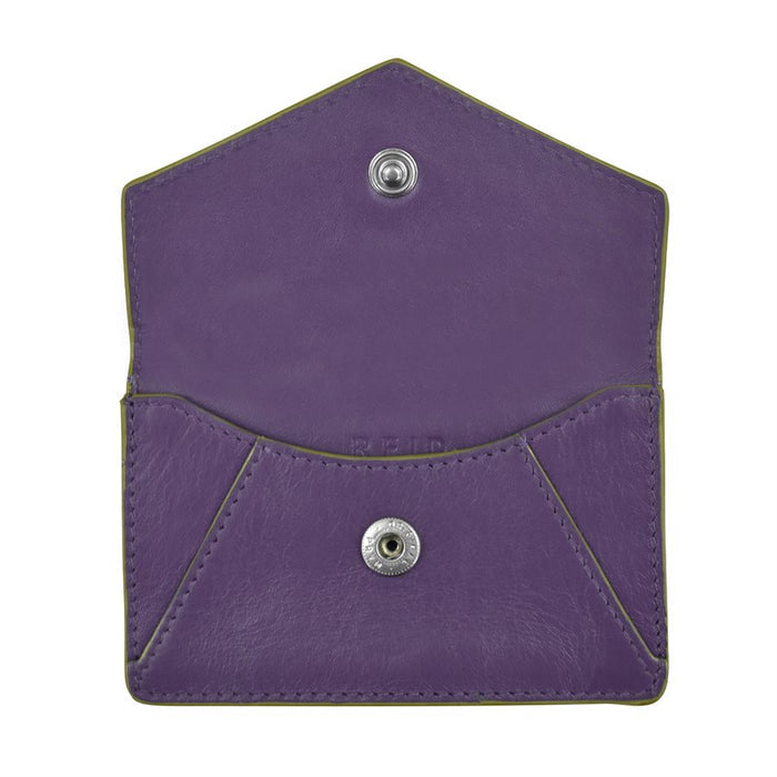 Purple Envelope Business Card Wallet