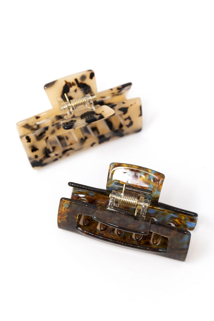 Rare Sights Spotted Set Of 2 Hair Clips