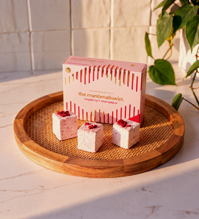 Raspberry & Champagne Marshmallows
