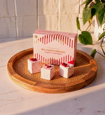 Raspberry & Champagne Marshmallows