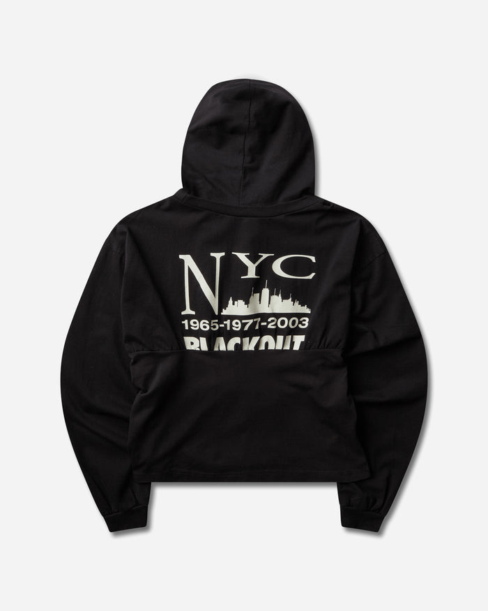 Protocol Index Reconstructed Hourglass Hoodie Black Sweatshirts Hoodies PI26SSMH01 BLACK