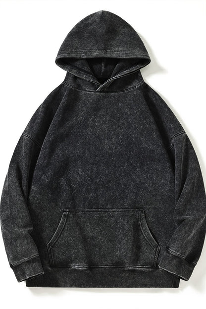 Retro Washed Oversized Pullover Hoodie