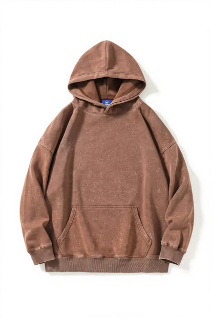 Retro Washed Oversized Pullover Hoodie