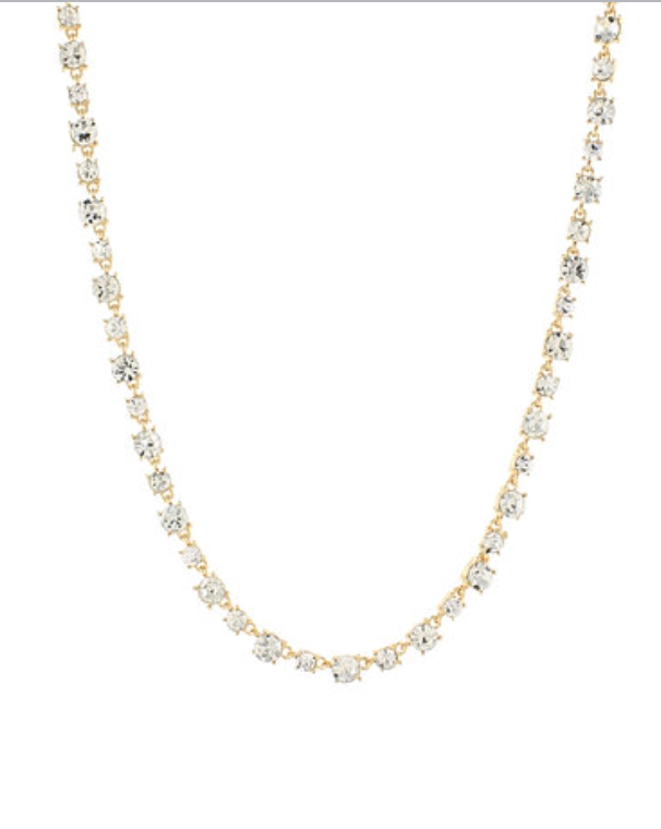 Rhinestone Bauble Layering Necklace