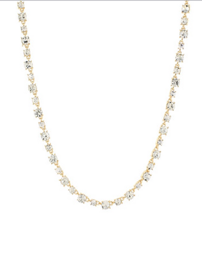 Rhinestone Bauble Layering Necklace