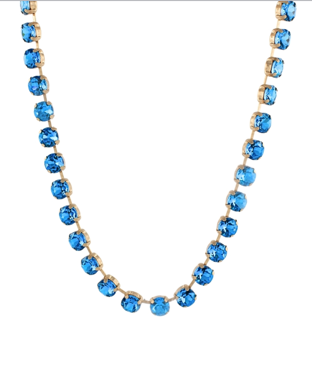 Rhinestone Bauble Layering Necklace