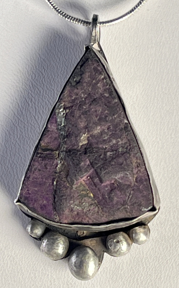 Rise Above -Purpurite in Sterling Silver