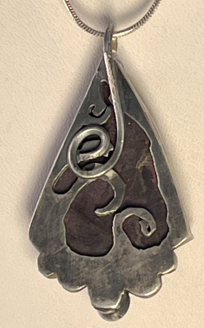 Rise Above -Purpurite in Sterling Silver