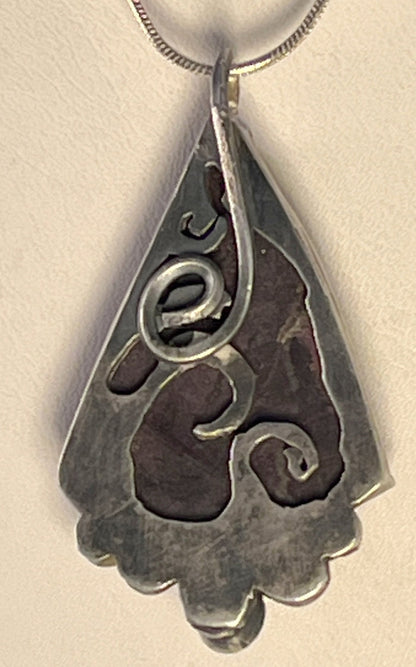 Rise Above -Purpurite in Sterling Silver