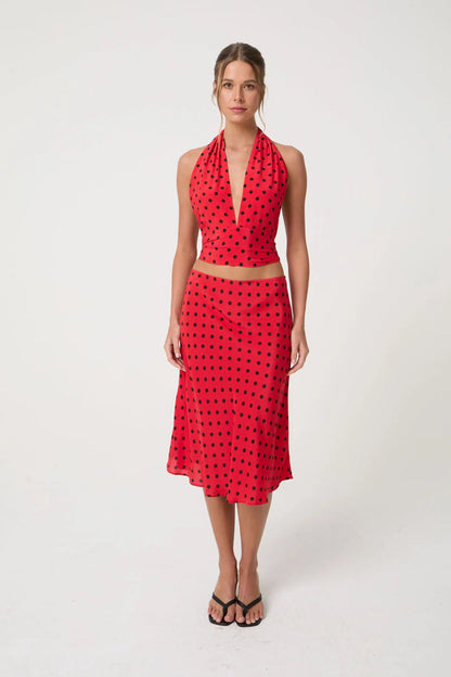 ROSA MIDI SKIRT - Love McNicoll