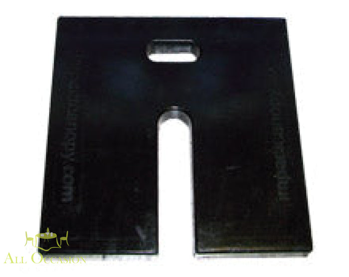 Rubber Weight 22 Pounds Rental for anchoring EZ-UPs and canopies securely without staking.