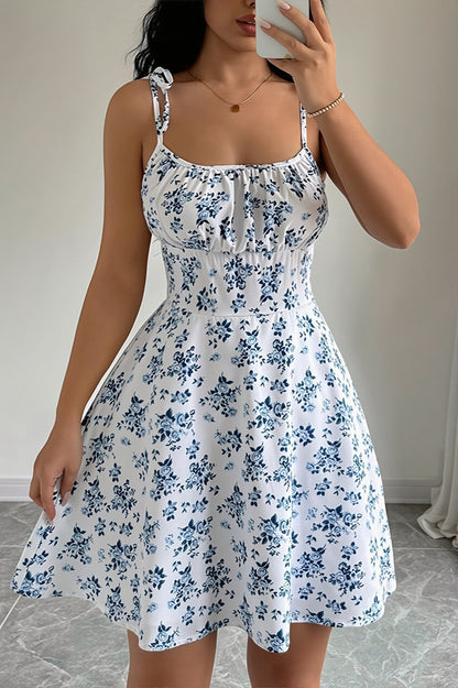 Ruched A Line Loose Mini Dress