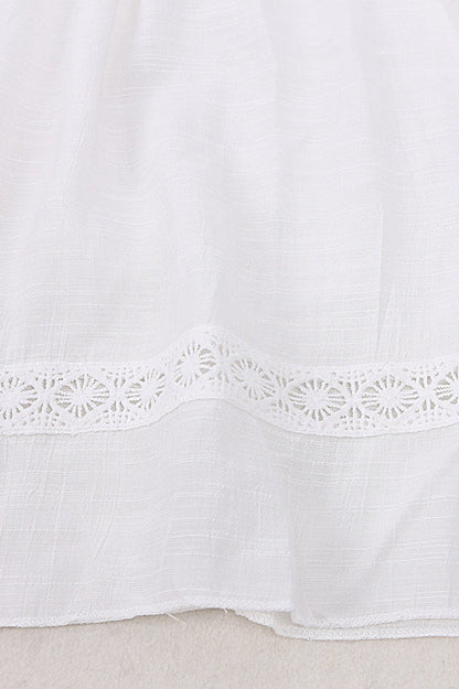 Ruffle Tencel Mini Solid Boho Dress