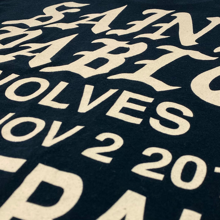 Saint Pablo Tour 2016 Wolves Long Sleeve In Black
